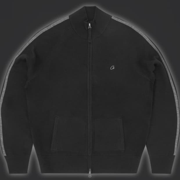 Corteiz  VVS KNIT ZIP UP [BLACK & GREY]