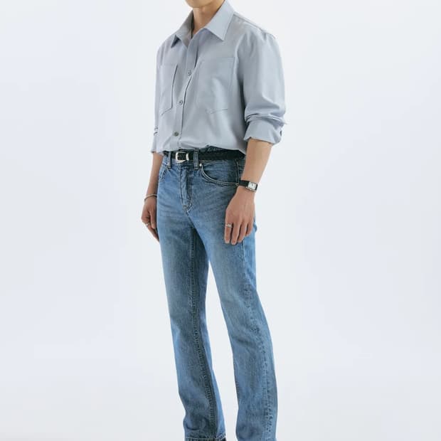 엘무드 테리 워시드 데님팬츠