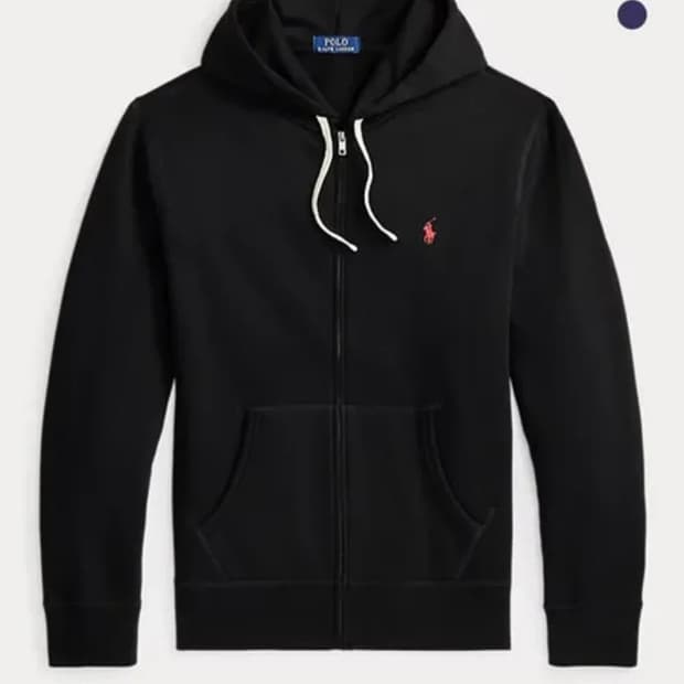 폴로 후드집업 블랙색상, 그레이색상 새상품