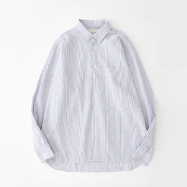 스튜디오니콜슨 셔츠 스트라이프 블루