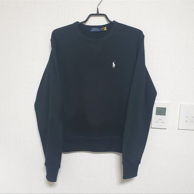 상태좋)폴로 랄프로렌 블랙 맨투맨 44-66