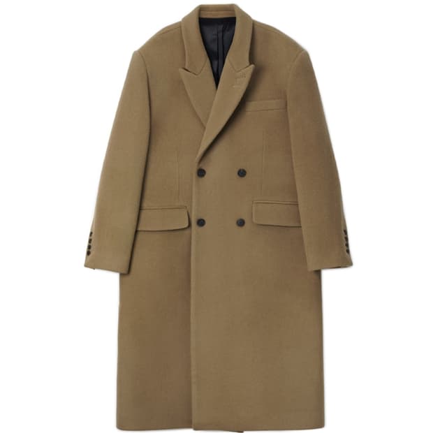 [23FW] STU 더블 코트 카멜컬러 M사이즈 | 미사용 새상품