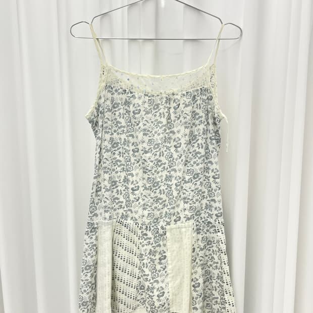 floral mixed pattern dress