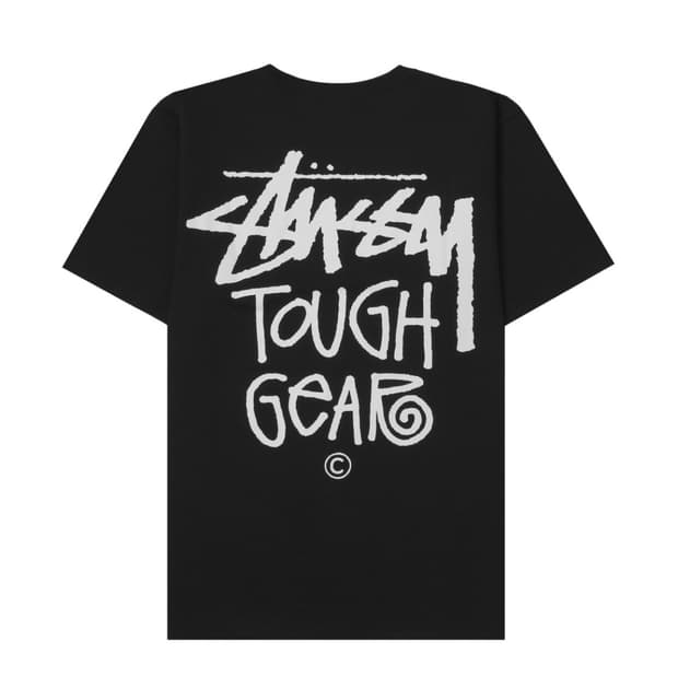 스투시 터프 기어 티셔츠 블랙 