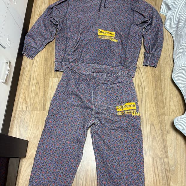 슈프림 꼼데 준야와타나베 후드 세트