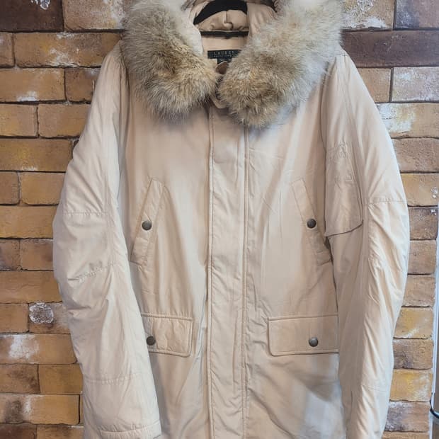 폴로 랄프로렌 코요테 퍼 패딩 M(95)