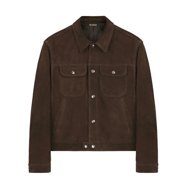 토니웩 브라운 스웨이드 자켓 L