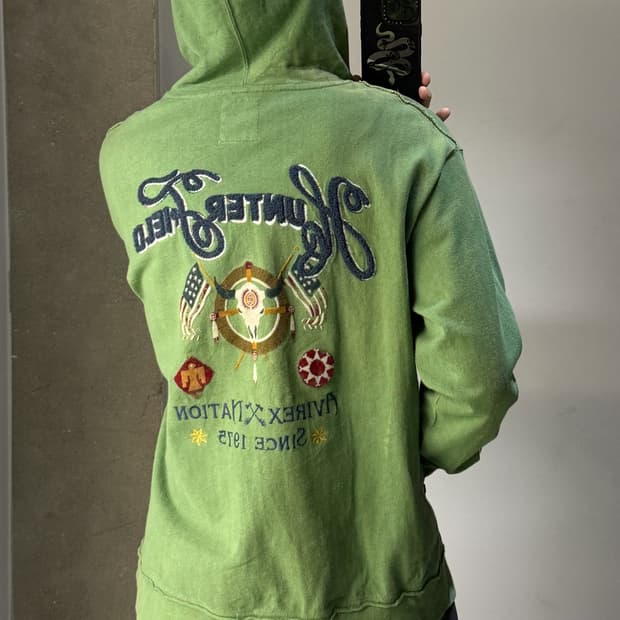 아비렉스 헌터 필드 엠브로이드 집 후디