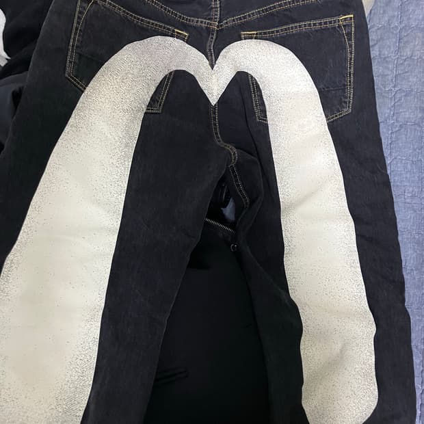 에비수 빅 다이콕 데님 팬츠