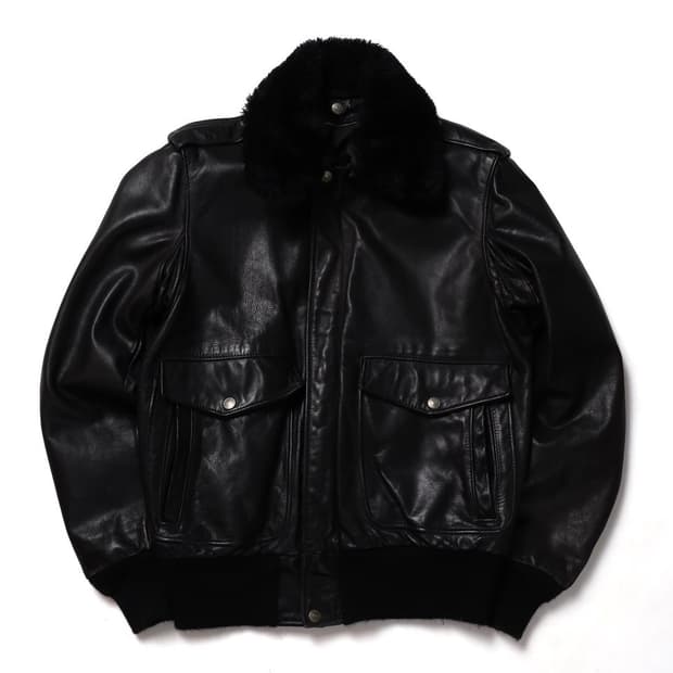 쇼트 Schott NYC 184SM A-2 Leather Flight J
