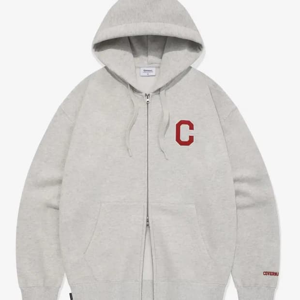 커버낫 C 로고 후드 집업
