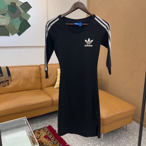 아디다스 유로파 스판 삼선 원피스 85 C04507 