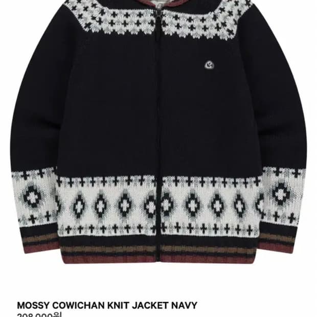 코이세이오 코위찬니트자켓 네이비