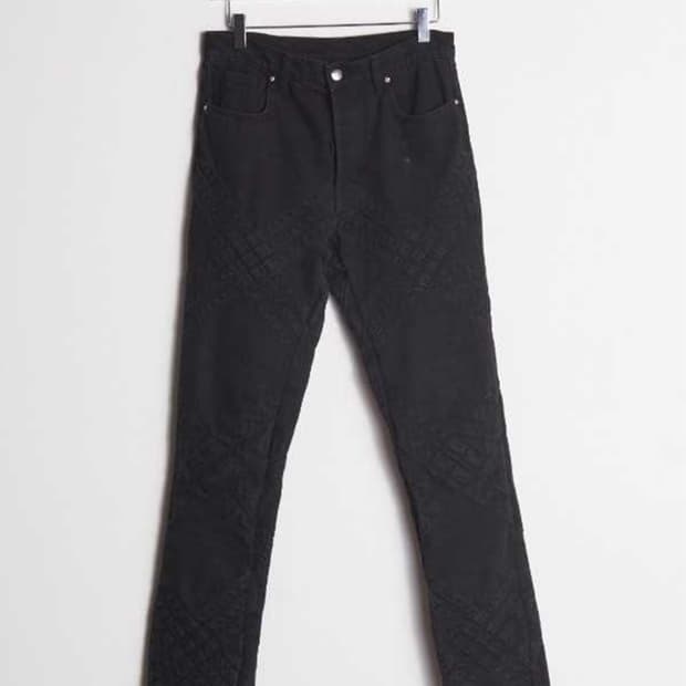 스테판 쿡 심 디테일 스트레이트 데님 진