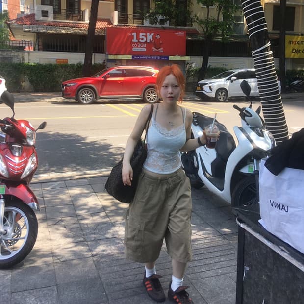 아워캐비닛 버뮤다팬츠