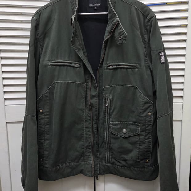 캘빈클라인 밀리터리 야상 자켓
