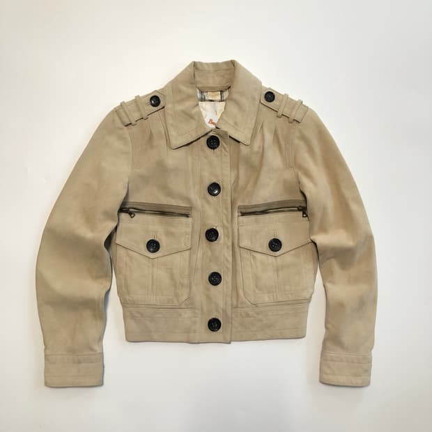 코치 스웨이드 레더자켓 