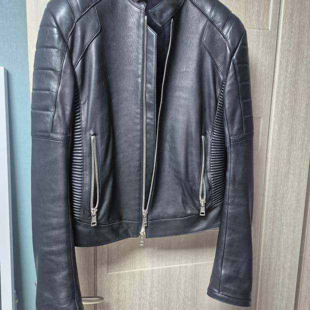 준지16ss 램스킨 레더자켓