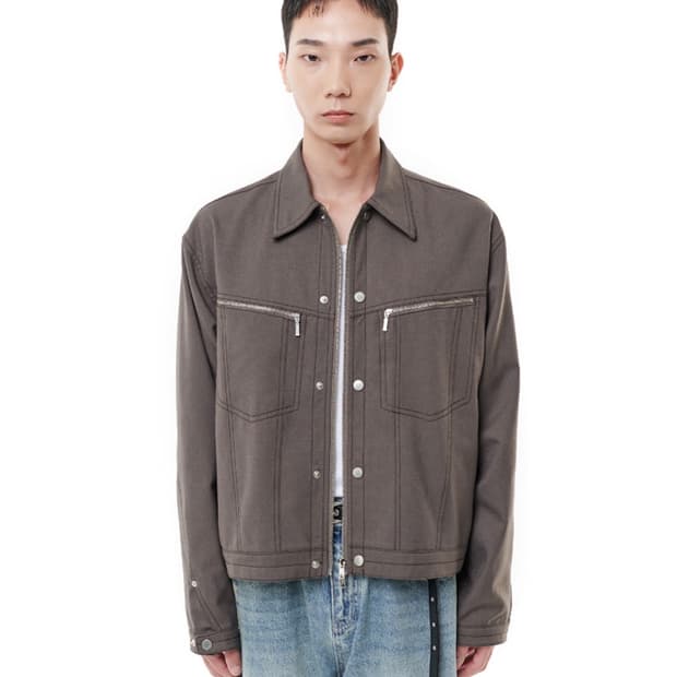 비슬로우 트러커 자켓 Xl 브라운