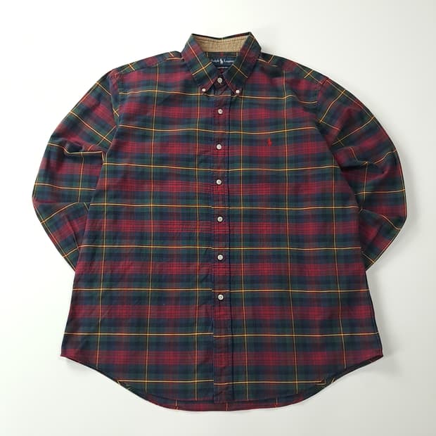 CK518 XL 폴로 00s 클래식 타탄체크 셔츠 남방