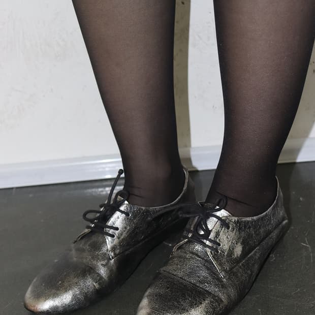 마르셀 더티 실버 드레스 슈즈
