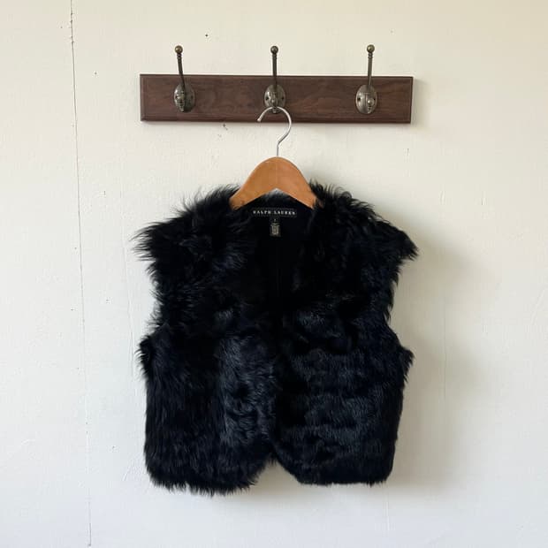 Polo 랄프로렌 블랙라벨 양털 베스트