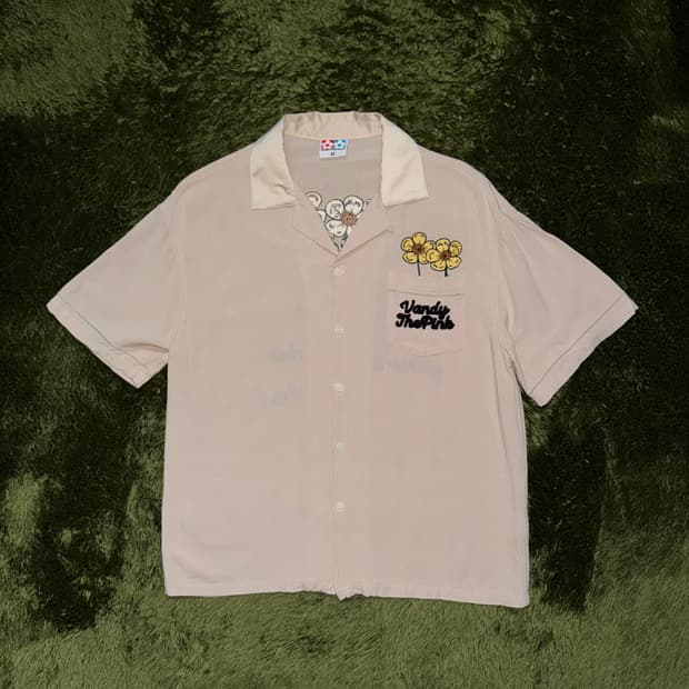 [M] Vandy the Pink 반디더핑크 플라워 오픈카라 셔츠