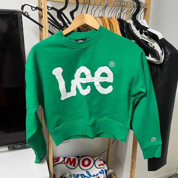 Lee 크롭맨투맨 스몰