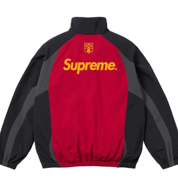 [S] 슈프림 S 로고 트랙 자켓 블랙 - 24FW