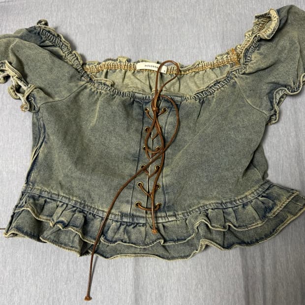 빈티지 오프숄더