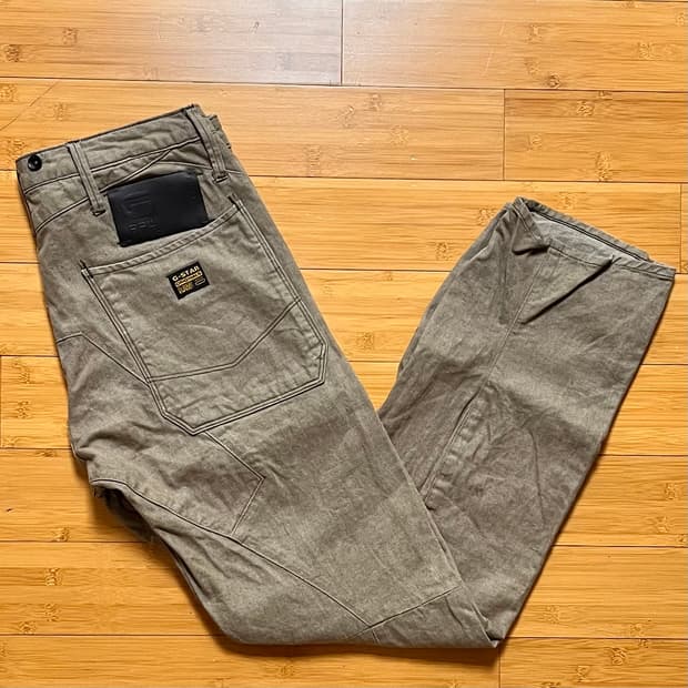 지스타로우 로우 코튼팬츠