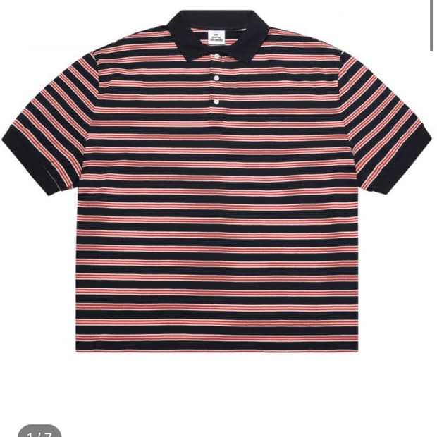 STRIPE POLO DARK NAVY
