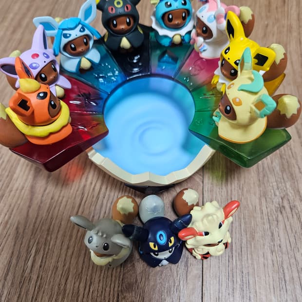 포켓몬 판쵸 이브이 세트,레진 에그 일괄판매