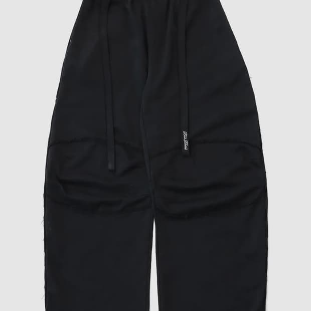 배드블러드 로 엣지 컨벡스 조거 팬츠 트레이닝 블랙 bad blood