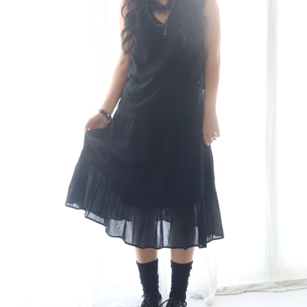 [Hysteric Glamour] Black Lace Skirt