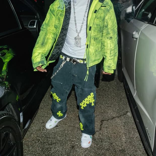 [32] 칼하트 블랙 더블니 팬츠 빈티지