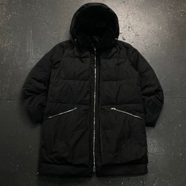 100 솔리드옴므 더블레이어 패딩 