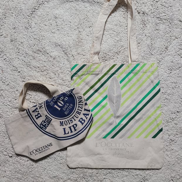 록시땅 패브릭 백 2종