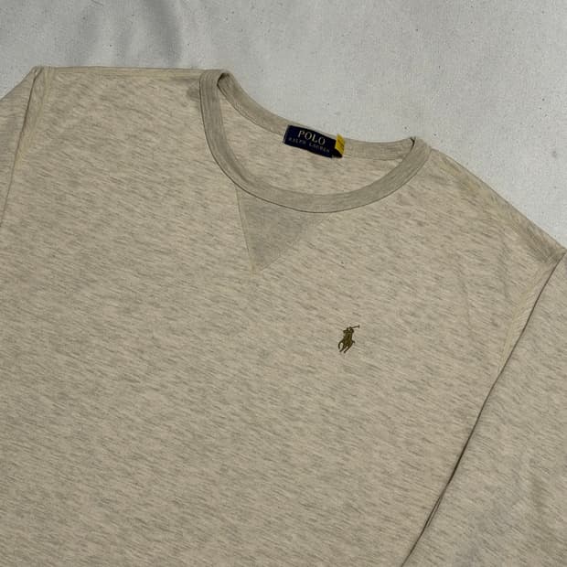 XL 폴로랄프로렌 아이보리 맨투맨