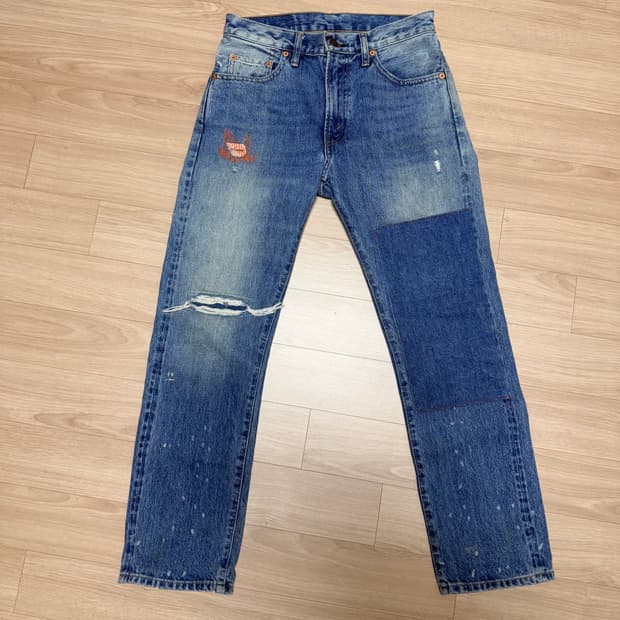 [w27] 우먼스 LVC 1967-505 셀비지 데님