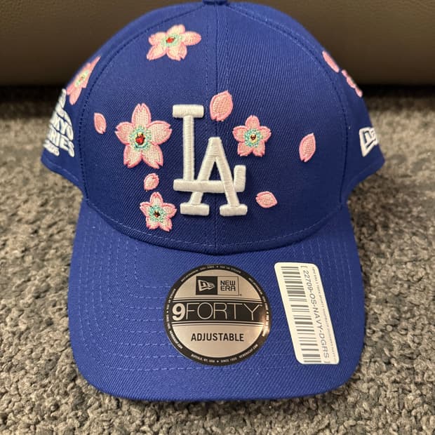 뉴에라x무라카미타카시x mlb 월드투어 도쿄시리즈 다저스 스냅백 볼캡