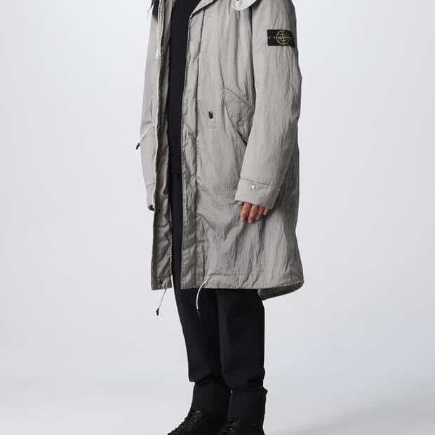 스톤아일랜드 나일론메탈 프리마로프트 야상자켓
