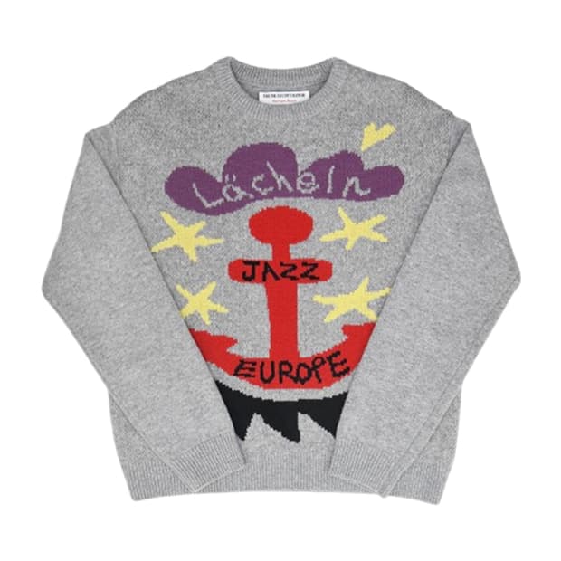 더뮤지엄비지터 마린 니트 그레이 M