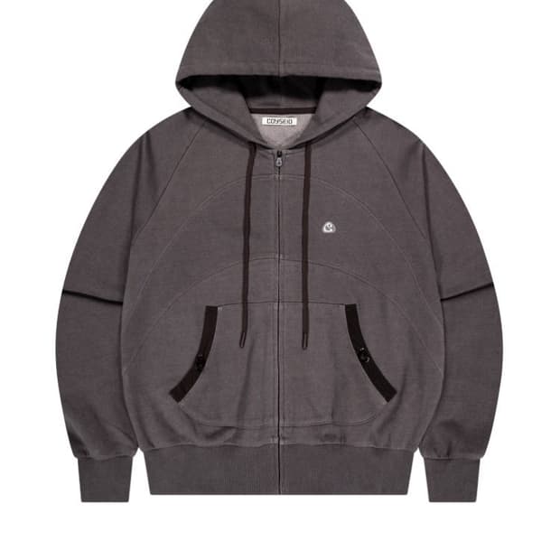 스마트어반유즈풀 후드집업 와인