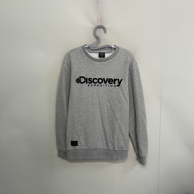 디스커버리 남성 기모 맨투맨 100 