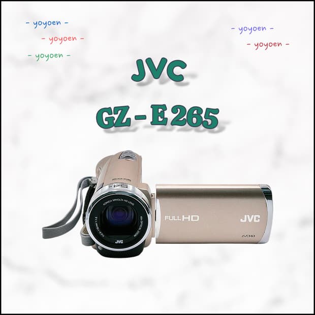 JVC GZ-E265 빈티지캠코더[꾸미기0]