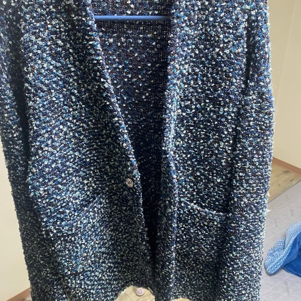 크러쉬어게인 트위드 가디건 L