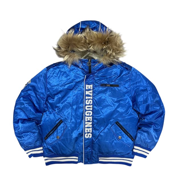 에비수 Y2K 퍼 후드패딩(XL)