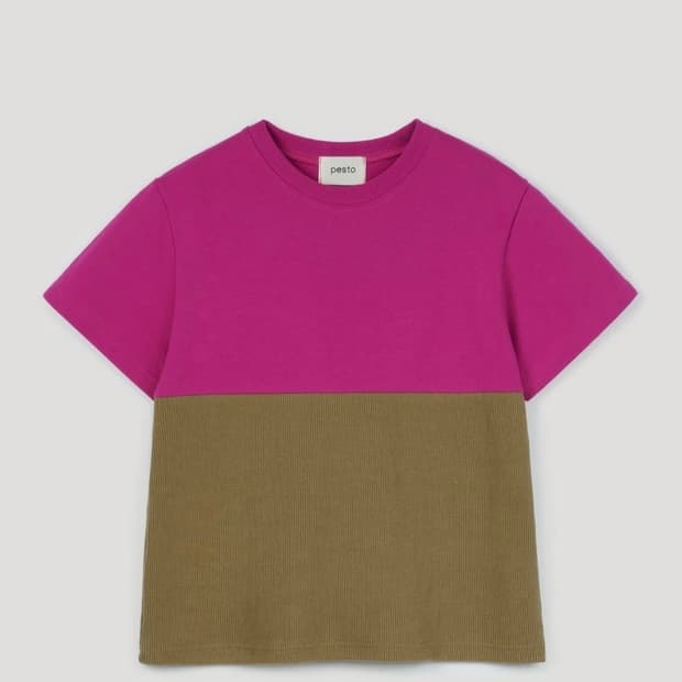 PESTO 페스토 배색 반팔티