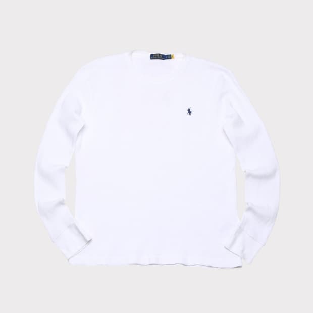 [L] 폴로 랄프로렌 와플 긴팔티